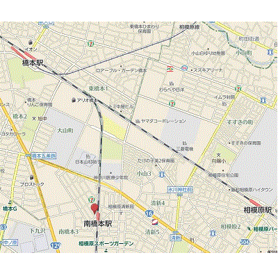 グッドステイ南橋本駅前【ホテルタイプ】≪シングルルーム≫の地図画像