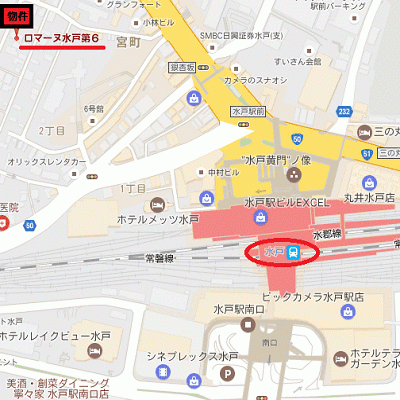 グッドステイ水戸駅NORTH●『駅徒歩5分』【ライト】の地図画像