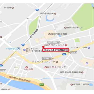 フォレストテラス県庁口　Cの地図画像