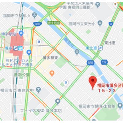 ステージ博多　Ａ３　　の地図画像