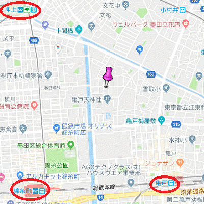 グッドステイ押上・亀戸天神前※『25平米』【ハイクラス】の地図画像