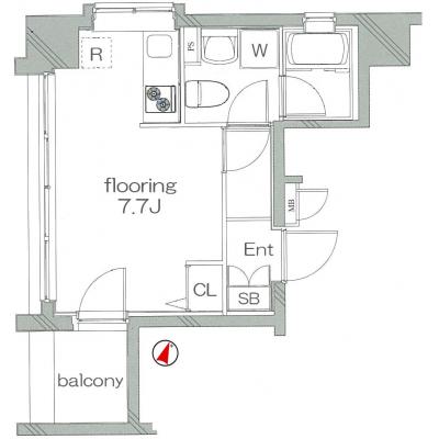 【駅近🌟キレイ】グランステイ横浜みなとみらい（Ｄ）★バストイレ別🛀/ネットwifi無料🎧/★の地図画像