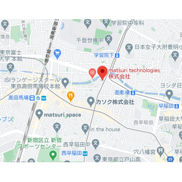 matsuri technologies株式会社の周辺地図