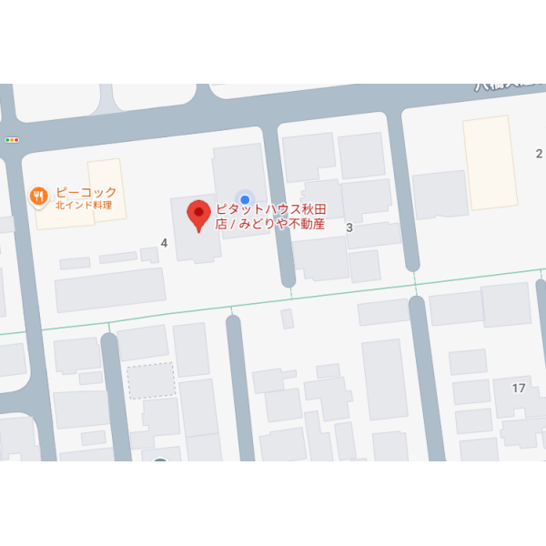 有限会社みどりや不動産の周辺地図