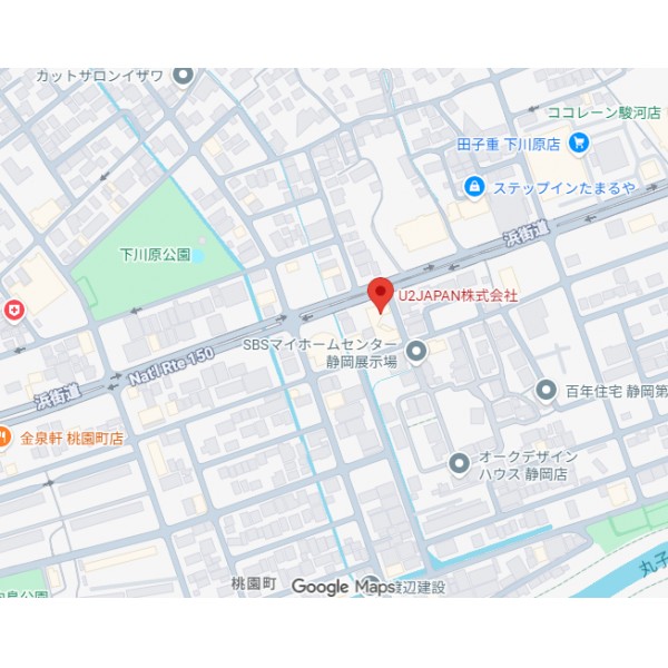 U2JAPAN株式会社の周辺地図