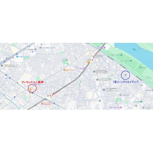 有限会社シンクリエイティブの周辺地図